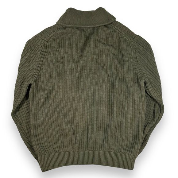 Duluth Trading Co. Wool Blend Collared Sweater Mens XL Green - Picture 2 of 7